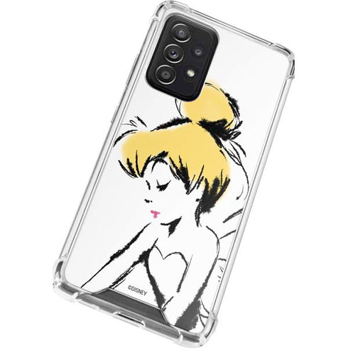 Disney Tinker Bell Dreamer Ink Art Galaxy A52 5G Clear Case