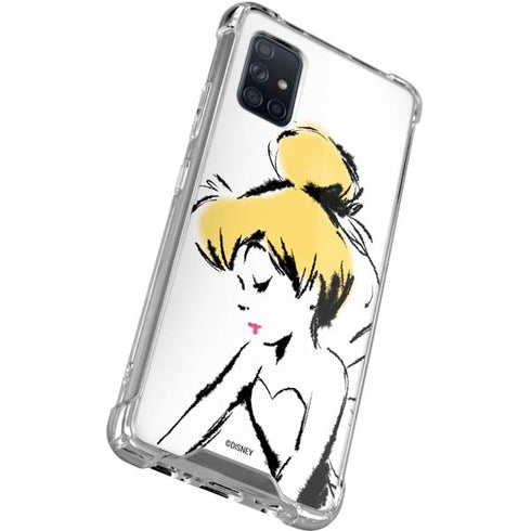 Disney Tinker Bell Dreamer Ink Art Galaxy A71 5G Clear Case