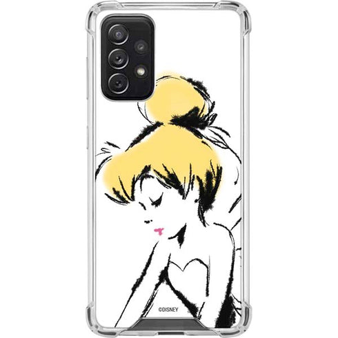 Disney Tinker Bell Dreamer Ink Art Galaxy A72 5G Clear Case