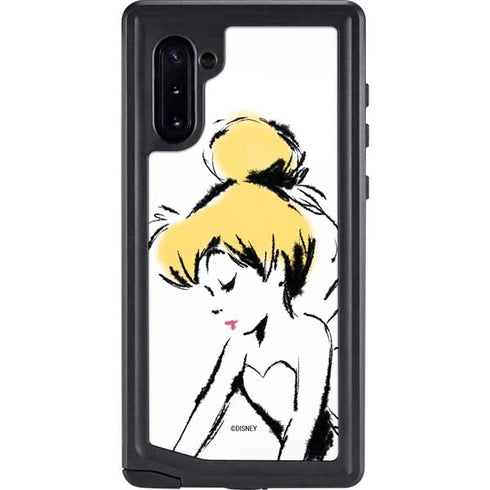 Disney Tinker Bell Dreamer Ink Art Galaxy Note 10 Waterproof Case