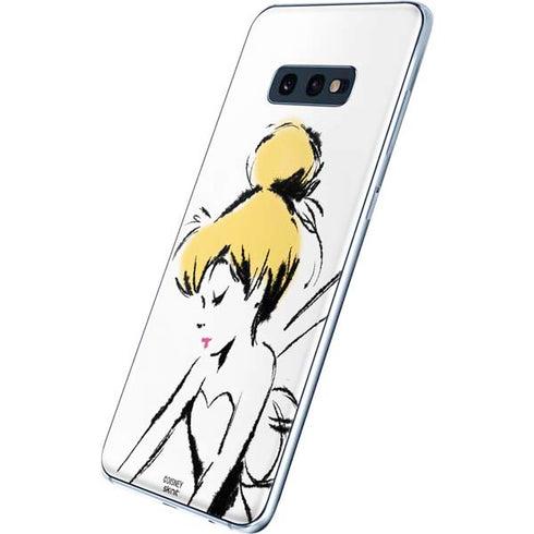 Disney Tinker Bell Dreamer Ink Art Galaxy S10e Skin