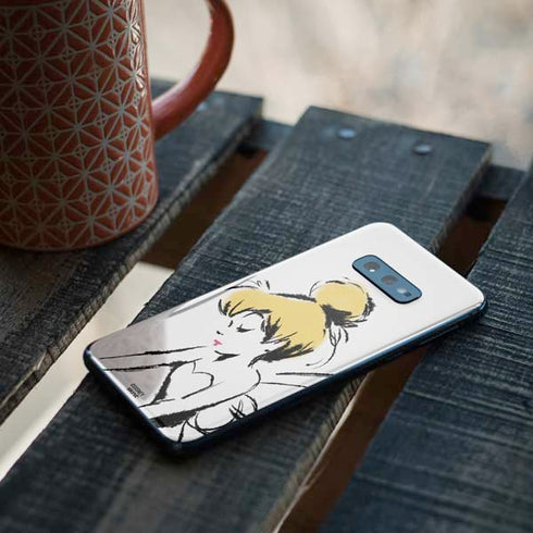 Disney Tinker Bell Dreamer Ink Art Galaxy S10e Skin