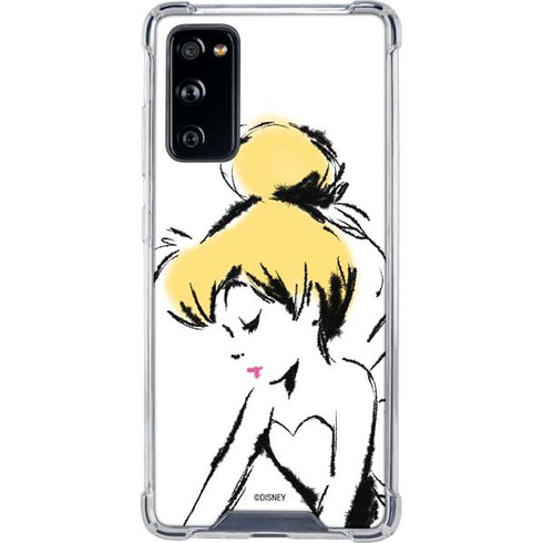 Disney Tinker Bell Dreamer Ink Art Galaxy S20 FE Clear Case