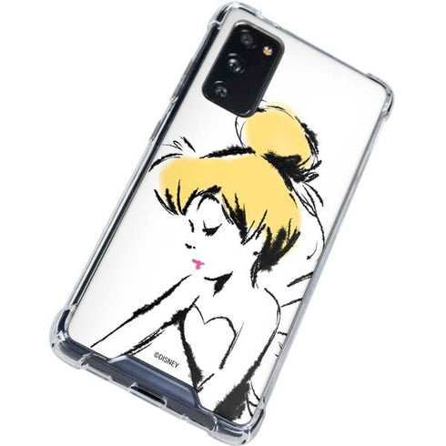Disney Tinker Bell Dreamer Ink Art Galaxy S20 FE Clear Case