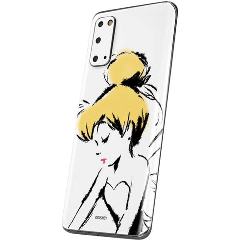Disney Tinker Bell Dreamer Ink Art Galaxy S20 Skin