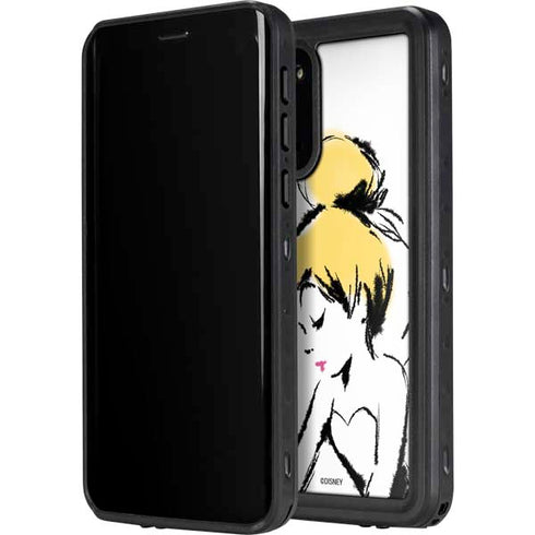 Disney Tinker Bell Dreamer Ink Art Galaxy S20 Waterproof Case