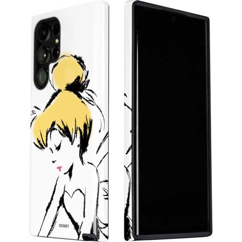 Disney Tinker Bell Dreamer Ink Art Galaxy S22 Ultra Pro Case