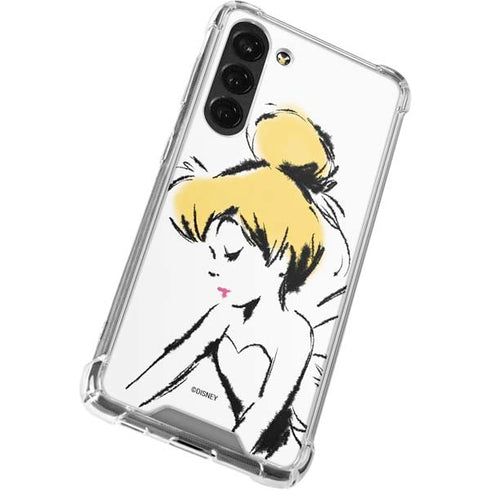 Disney Tinker Bell Dreamer Ink Art Galaxy S23 Plus Clear Case