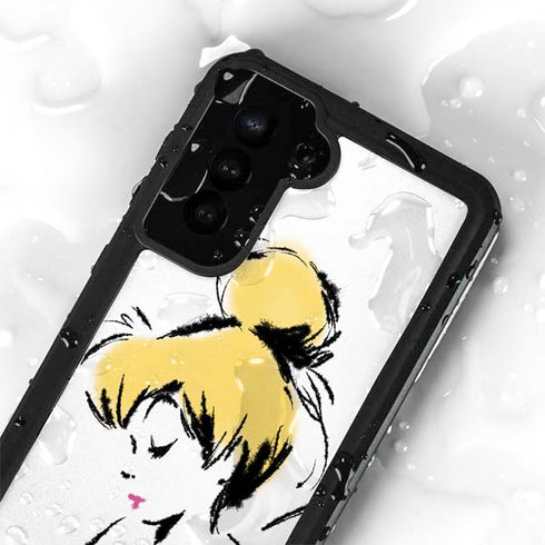 Disney Tinker Bell Dreamer Ink Art Galaxy S23 Plus Waterproof Case