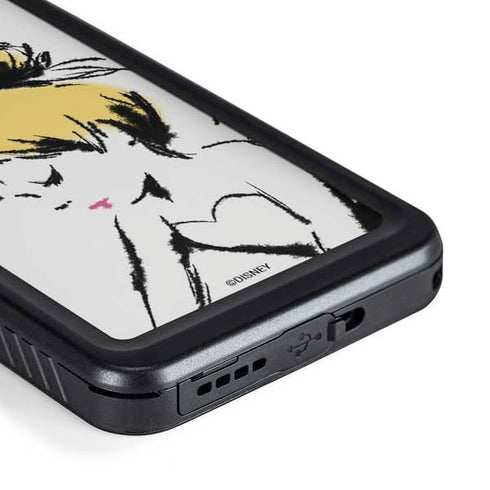 Disney Tinker Bell Dreamer Ink Art Galaxy S23 Waterproof Case