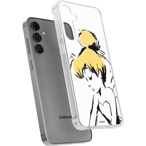 Disney Tinker Bell Dreamer Ink Art Galaxy S24 Plus Clear Case