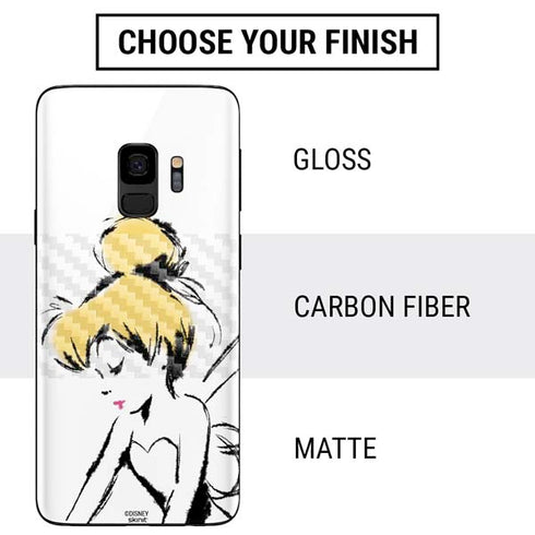Disney Tinker Bell Dreamer Ink Art Galaxy S9 Skin