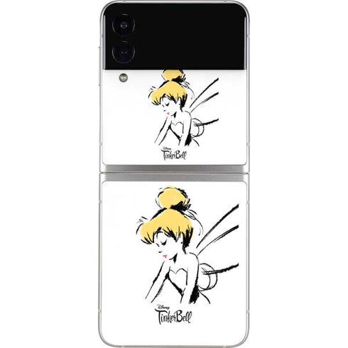 Disney Tinker Bell Dreamer Ink Art Galaxy Z Flip3 5G Skin
