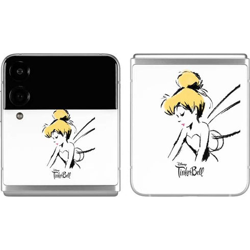 Disney Tinker Bell Dreamer Ink Art Galaxy Z Flip4 5G Skin