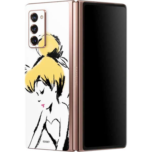 Disney Tinker Bell Dreamer Ink Art Galaxy Z Fold2 5G Skin