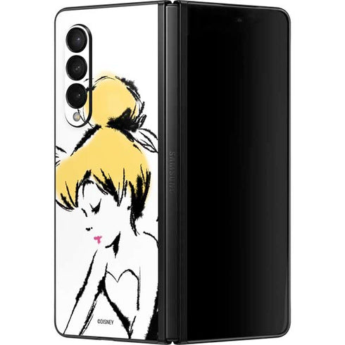 Disney Tinker Bell Dreamer Ink Art Galaxy Z Fold3 5G Skin