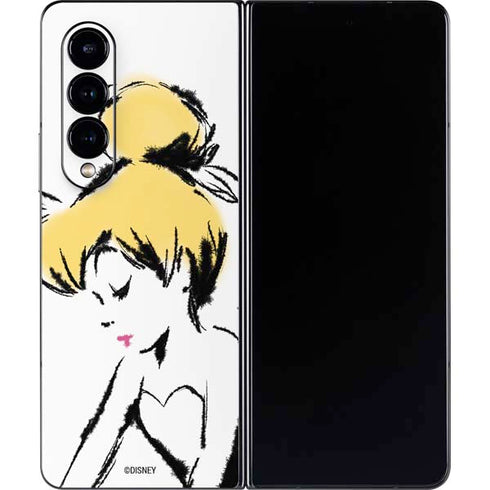 Disney Tinker Bell Dreamer Ink Art Galaxy Z Fold4 5G Skin