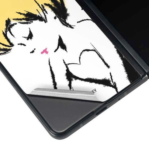Disney Tinker Bell Dreamer Ink Art Galaxy Z Fold4 5G Skin