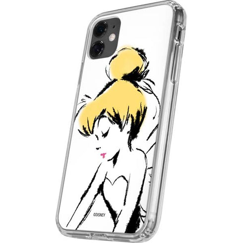 Disney Tinker Bell Dreamer Ink Art iPhone 11 Clear Case