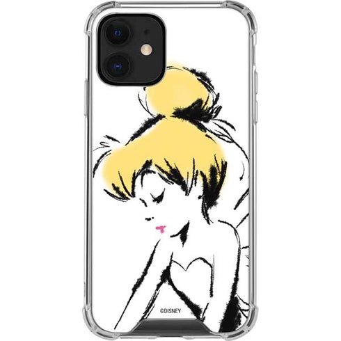 Disney Tinker Bell Dreamer Ink Art iPhone 12 Clear Case