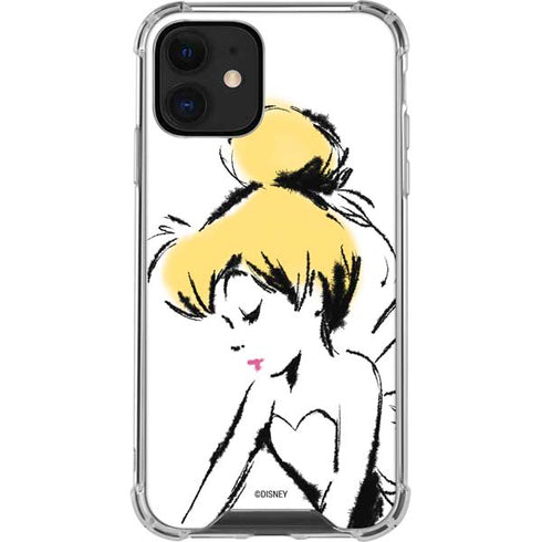 Disney Tinker Bell Dreamer Ink Art iPhone 12 Mini Clear Case