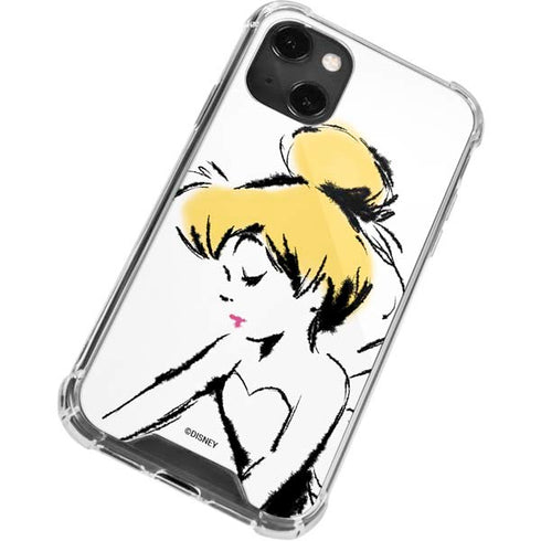 Disney Tinker Bell Dreamer Ink Art iPhone 14 Plus Clear Case