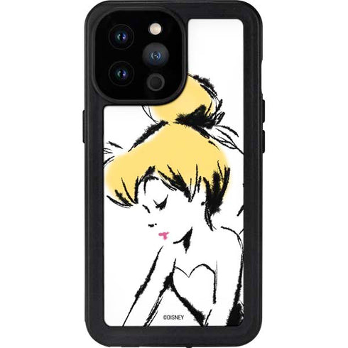 Disney Tinker Bell Dreamer Ink Art iPhone 14 Pro Max Waterproof Case