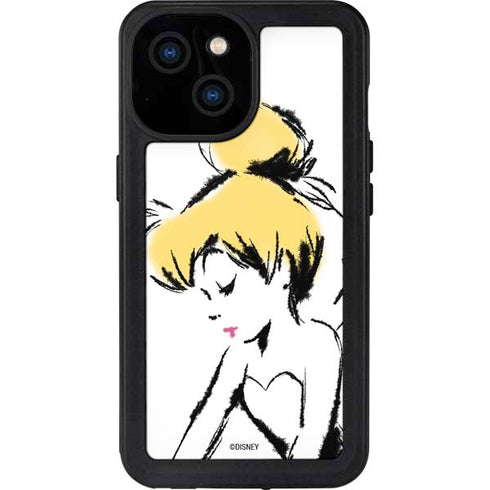 Disney Tinker Bell Dreamer Ink Art iPhone 15 Waterproof Case