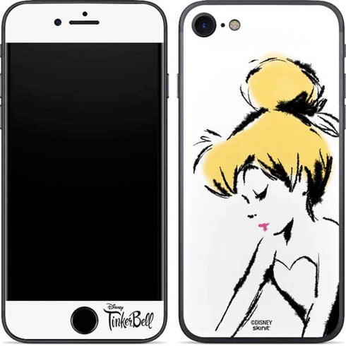 Disney Tinker Bell Dreamer Ink Art iPhone 8 Skin