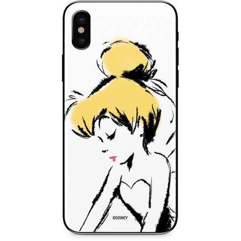 Disney Tinker Bell Dreamer Ink Art iPhone X Skin