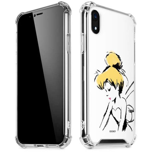 Disney Tinker Bell Dreamer Ink Art iPhone XR Clear Case
