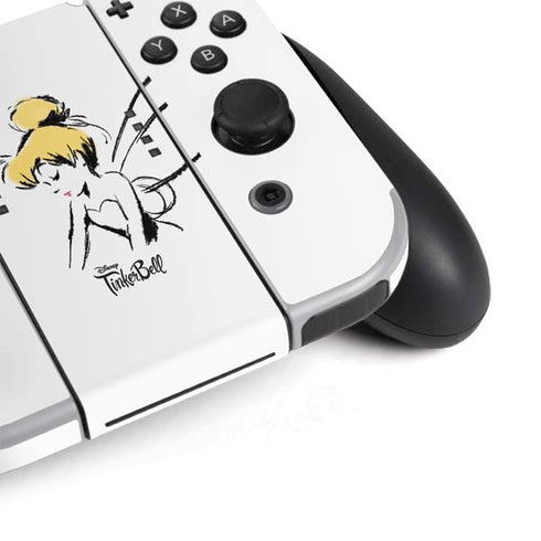 Disney Tinker Bell Dreamer Ink Art Nintendo Switch OLED (2021) Skin