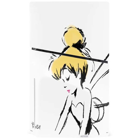 Disney Tinker Bell Dreamer Ink Art PS5 Slim Disk Console Skin