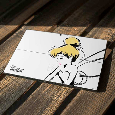Disney Tinker Bell Dreamer Ink Art Surface Pro 7 Skin