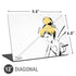 Disney Tinker Bell Dreamer Ink Art Universal Laptop 12in (9.8 x 6.8in) Skin