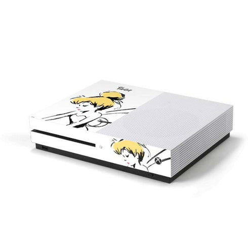 Disney Tinker Bell Dreamer Ink Art Xbox One S Console Skin