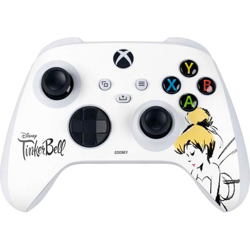 Disney Tinker Bell Dreamer Ink Art Xbox Series S Controller Skin