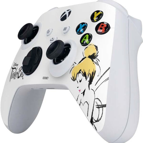 Disney Tinker Bell Dreamer Ink Art Xbox Series S Controller Skin