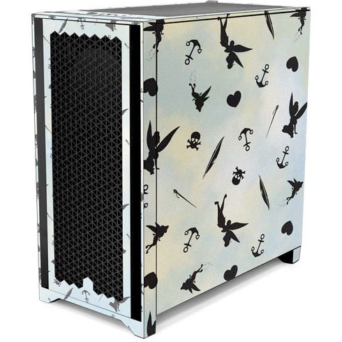 Disney Tinker Bell Fairy Size Pattern Corsair 4000D Tempered Glass Mid-Tower ATX Case Skin