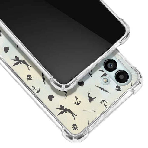 Disney Tinker Bell Fairy Size Pattern Galaxy A13 5G Clear Case