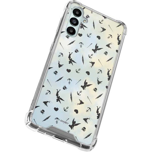 Disney Tinker Bell Fairy Size Pattern Galaxy A15 5G Clear Case