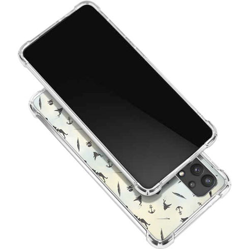 Disney Tinker Bell Fairy Size Pattern Galaxy A32 5G Clear Case