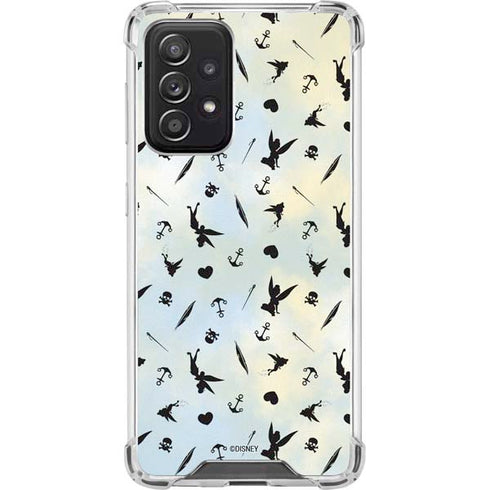 Disney Tinker Bell Fairy Size Pattern Galaxy A52 5G Clear Case