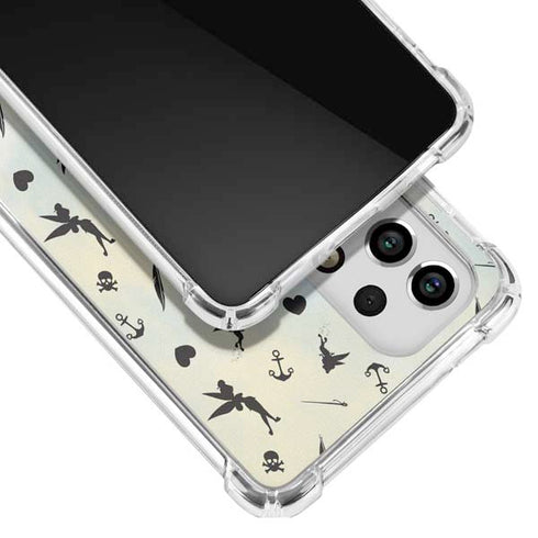 Disney Tinker Bell Fairy Size Pattern Galaxy A53 5G Clear Case