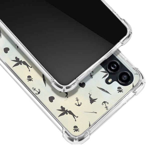 Disney Tinker Bell Fairy Size Pattern Galaxy A54 5G Clear Case