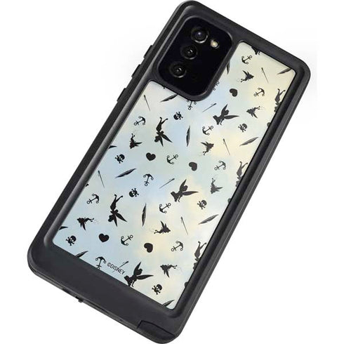 Disney Tinker Bell Fairy Size Pattern Galaxy Note20 5G Waterproof Case