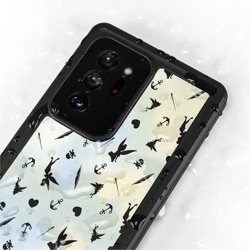 Disney Tinker Bell Fairy Size Pattern Galaxy Note20 Ultra 5G Waterproof Case