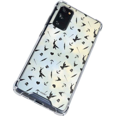 Disney Tinker Bell Fairy Size Pattern Galaxy S20 FE Clear Case