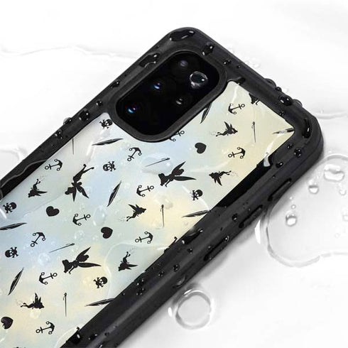 Disney Tinker Bell Fairy Size Pattern Galaxy S20 Plus Waterproof Case
