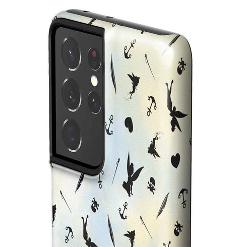 Disney Tinker Bell Fairy Size Pattern Galaxy S21 Ultra 5G Pro Case